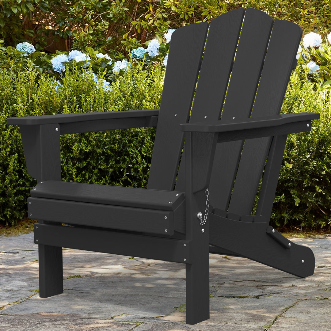 Wolak High Density Polyethylene Folding Adirondack Chair